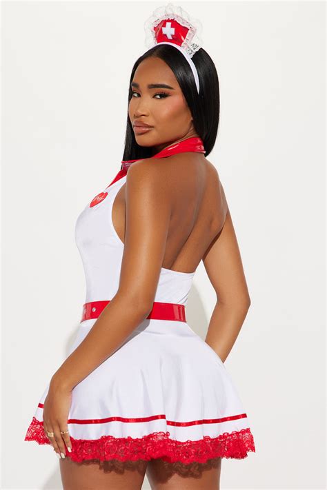 sexy nurse outfit|Caretaker Nurse 4 Piece Costume Set